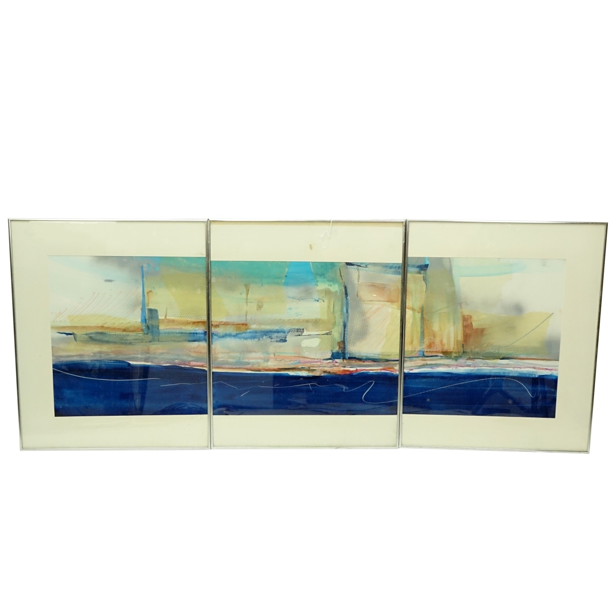 Harold E. Larsen, Mixed Media Triptych