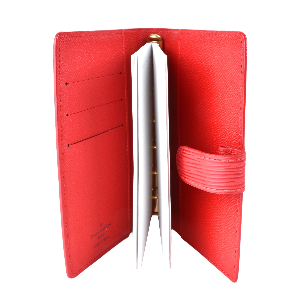 Louis Vuitton Red Epi Leather Agenda Diary PM