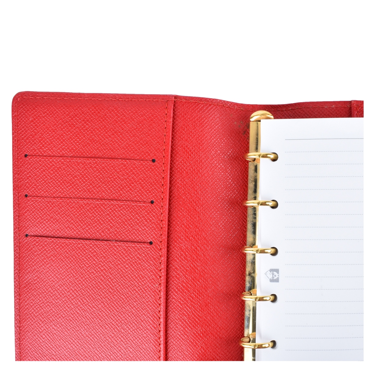 Louis Vuitton Red Epi Leather Agenda Diary PM