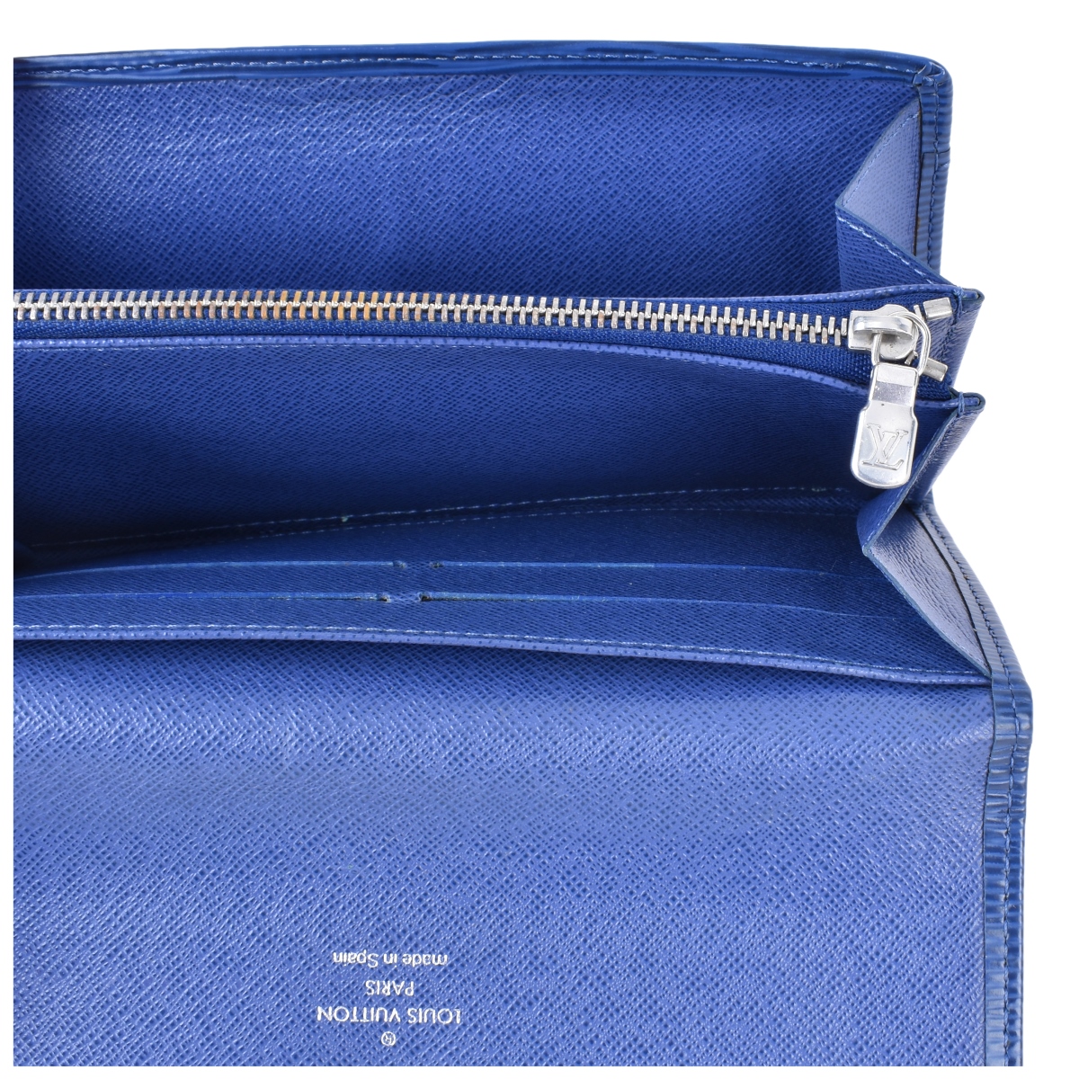 Louis Vuitton Myrtille Blue Epi Sarah Wallet | Kodner Auctions
