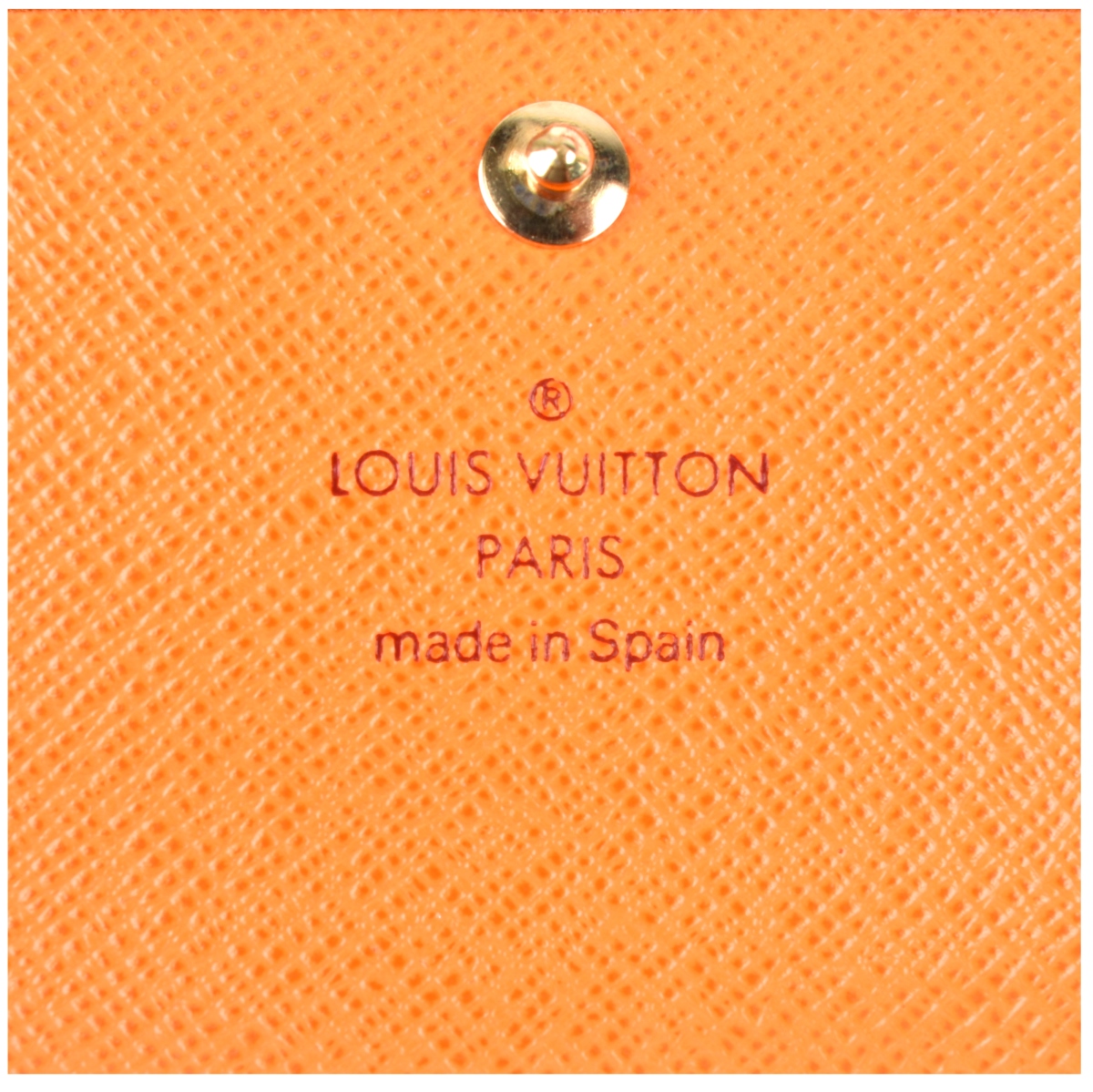 Louis Vuitton Matte Orange Epi Sarah Wallet