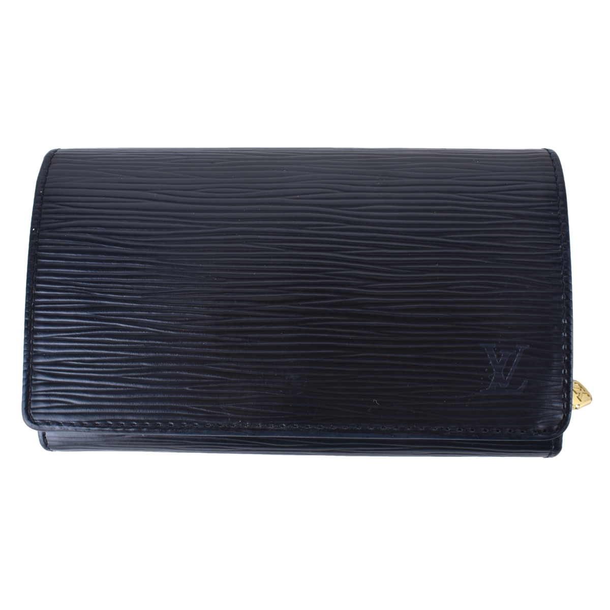 Louis Vuitton Black Epi Porte-Tresor Zip Wallet