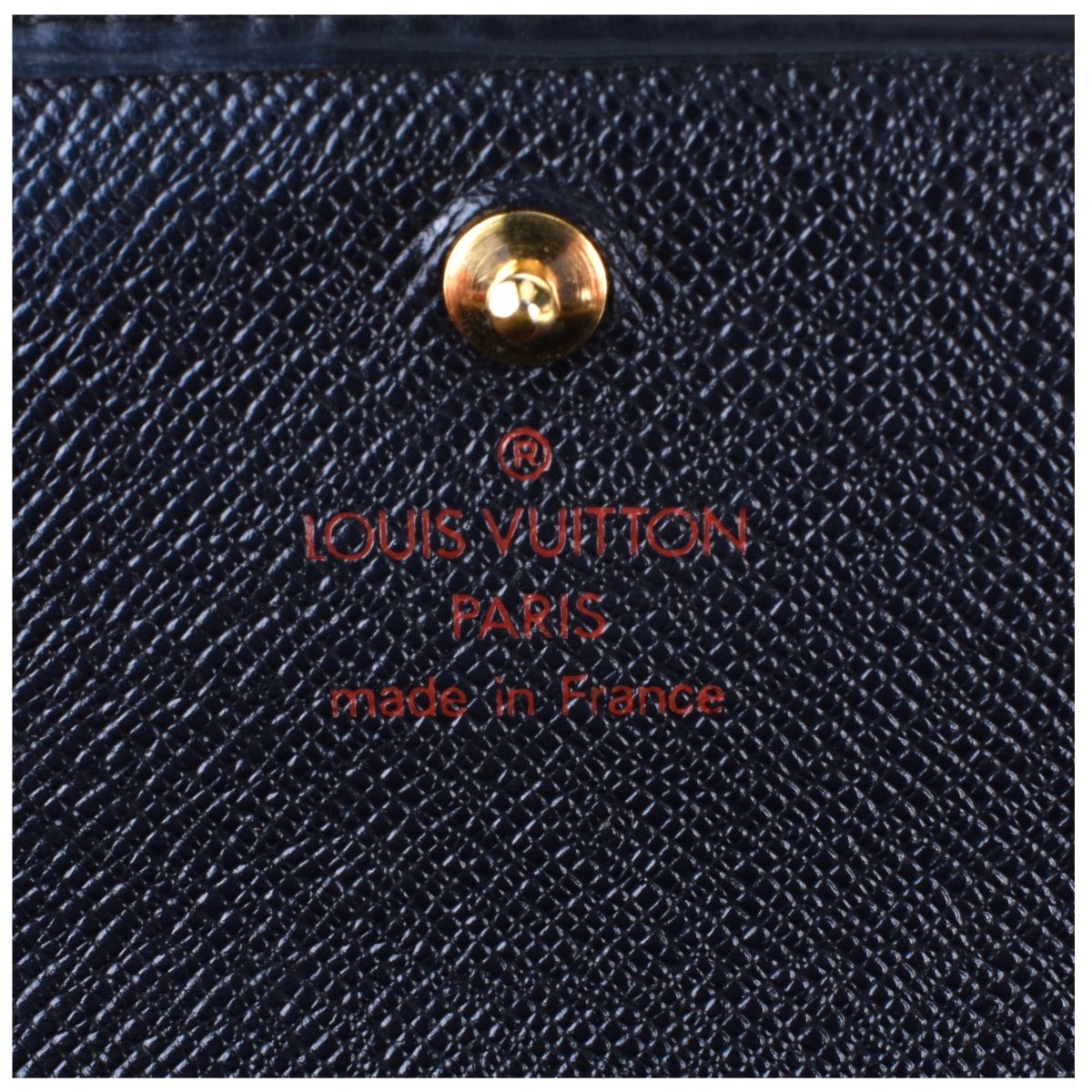 Louis Vuitton Black Epi Porte-Tresor Zip Wallet