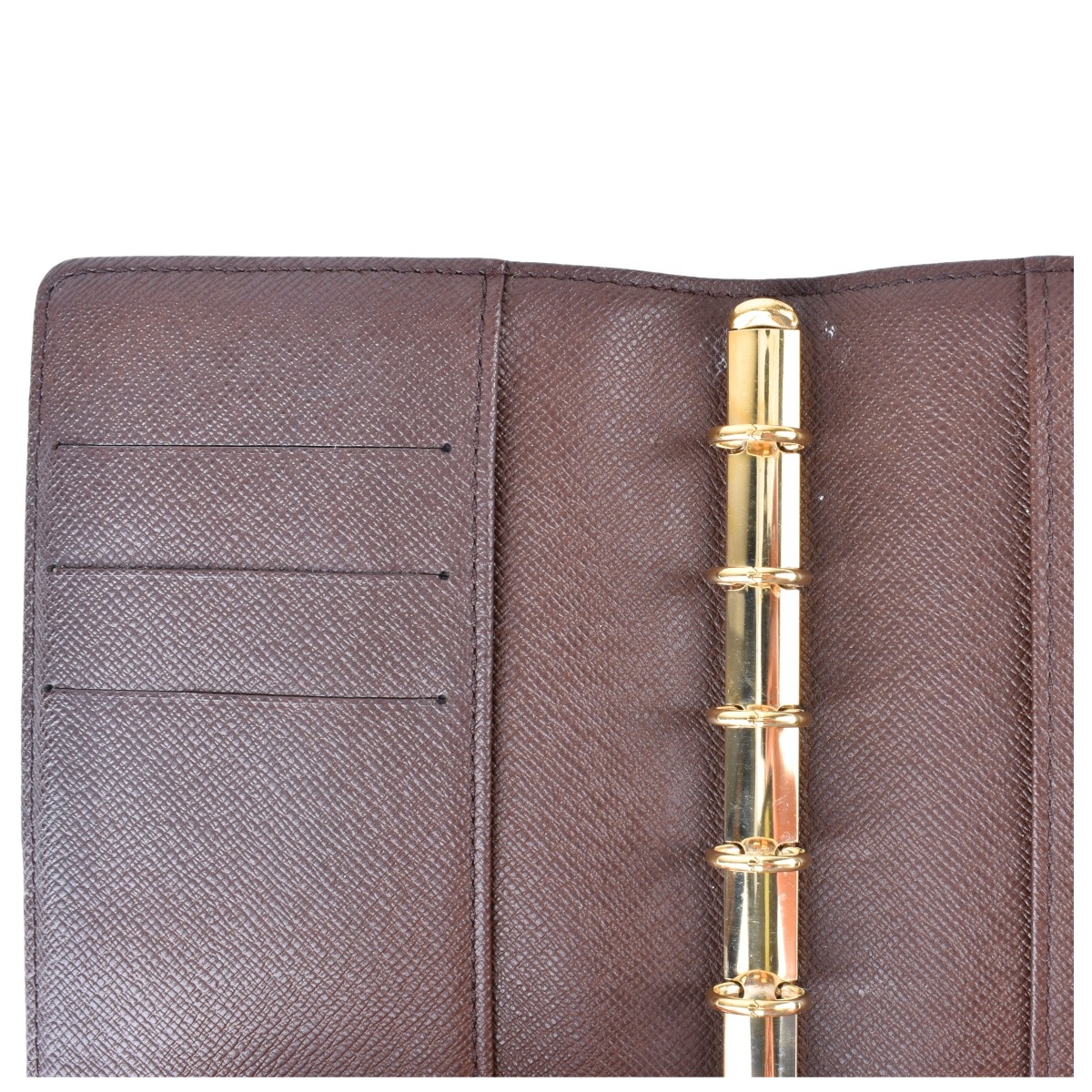 Louis Vuitton Brown Damier Ebene Agenda Cover PM