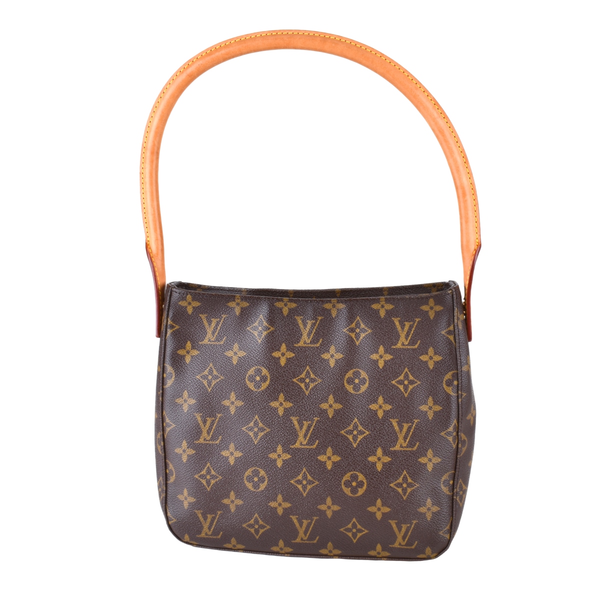 Louis Vuitton Brown Canvas Monogram Looping MM Bag