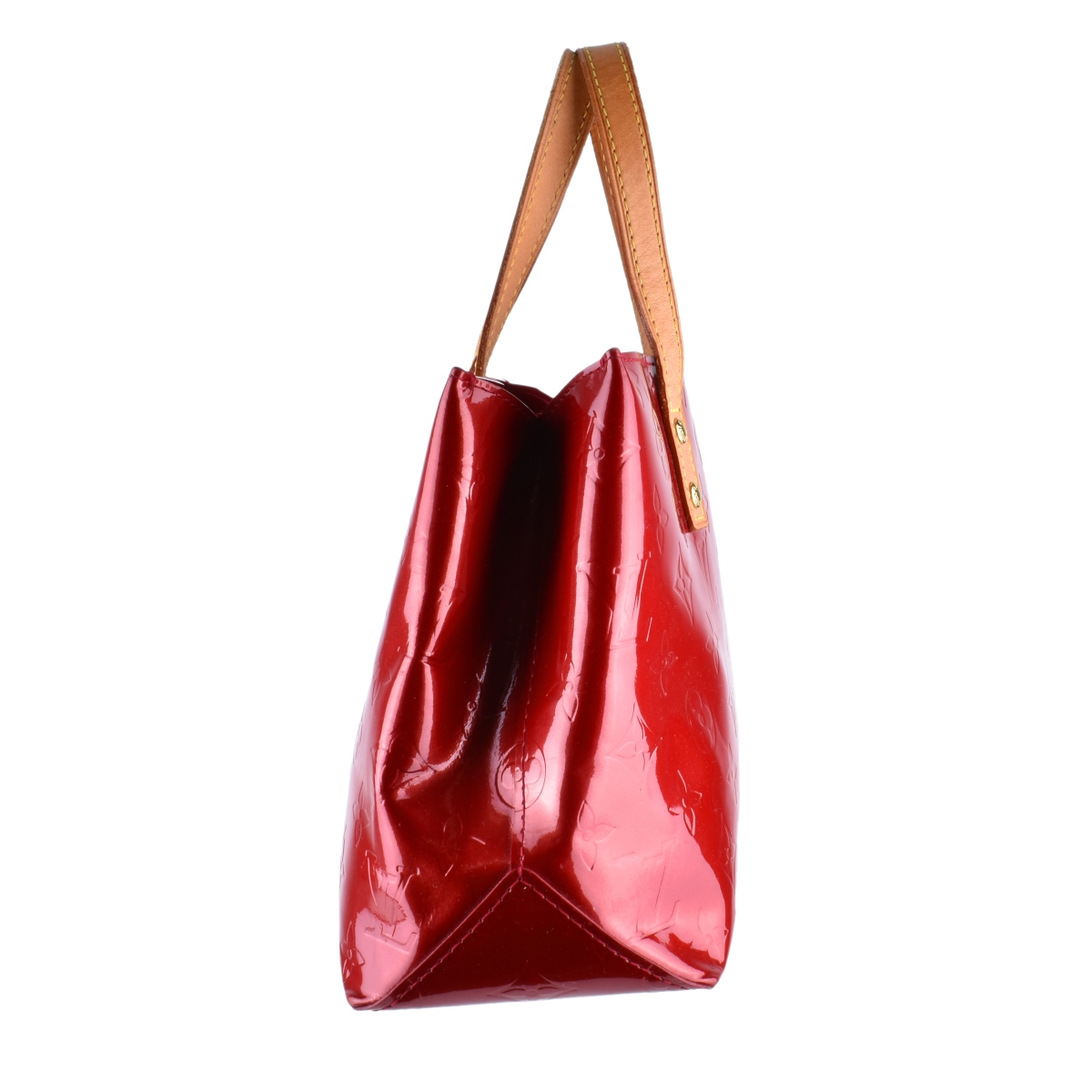 Louis Vuitton Dark Red Monogram Vernis Reade PM