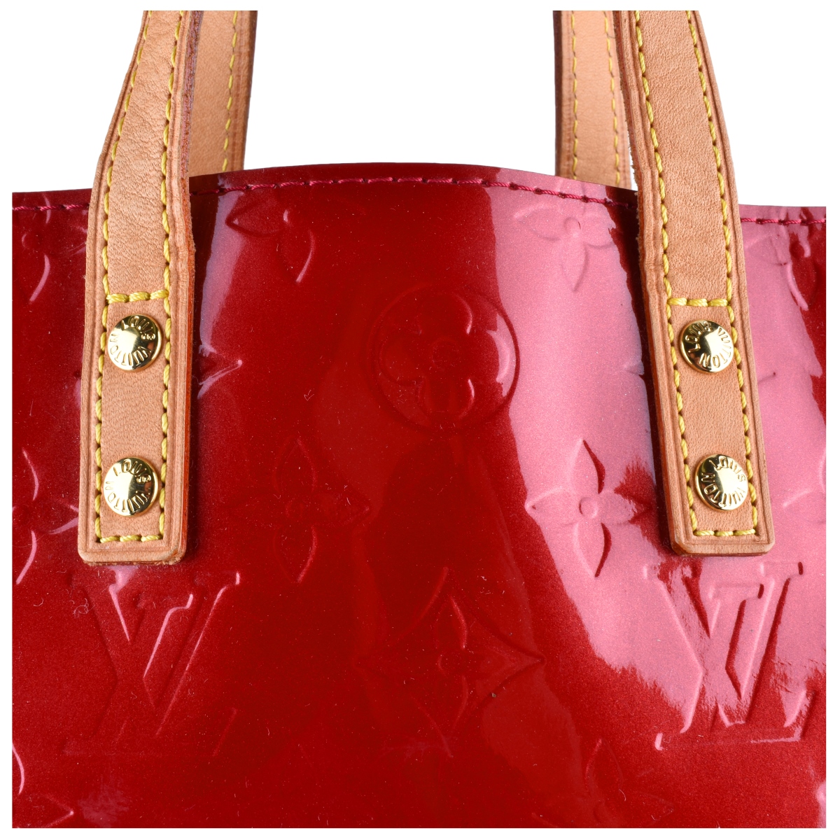 Louis Vuitton Dark Red Monogram Vernis Reade PM