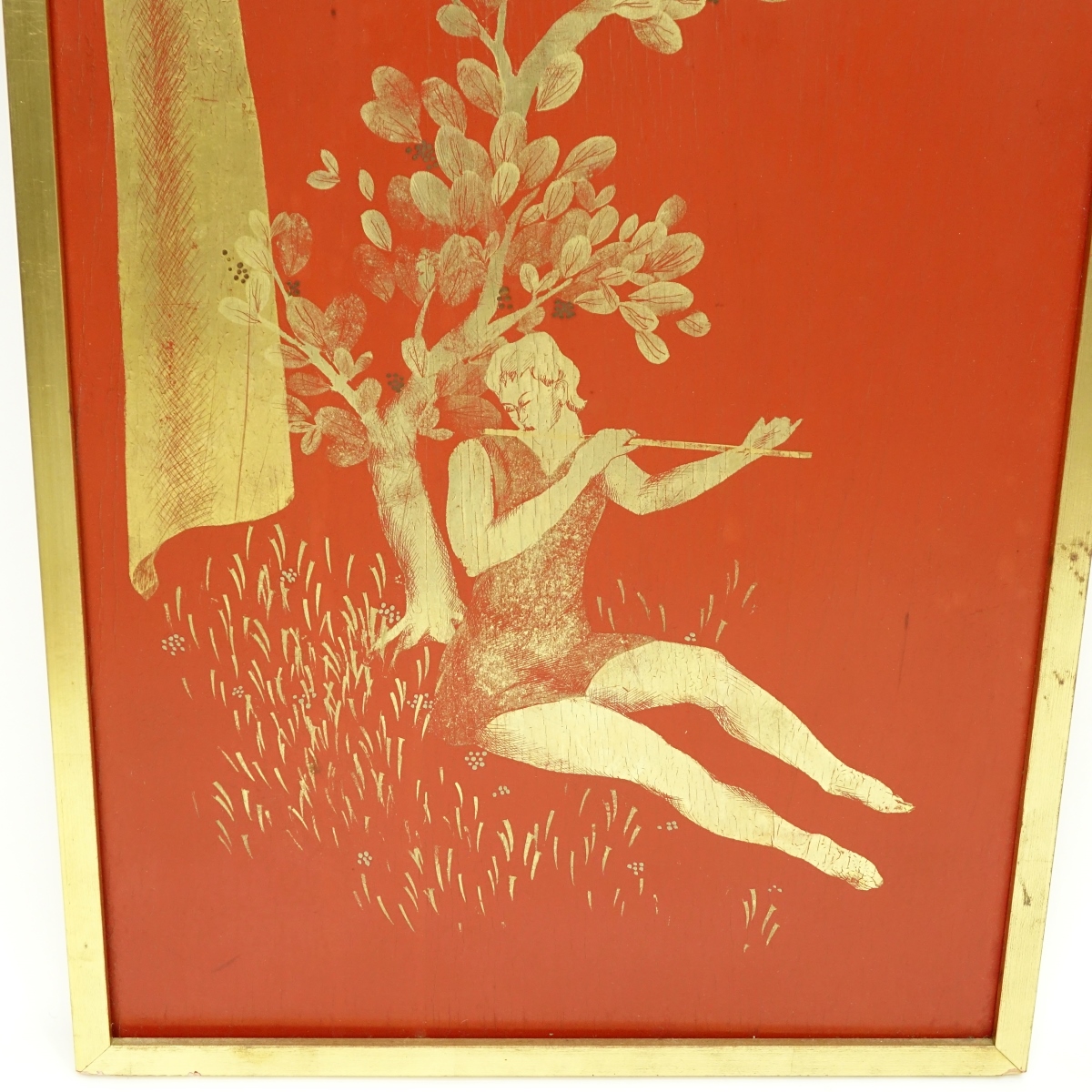 Mid 20th Century Lacquer Panel