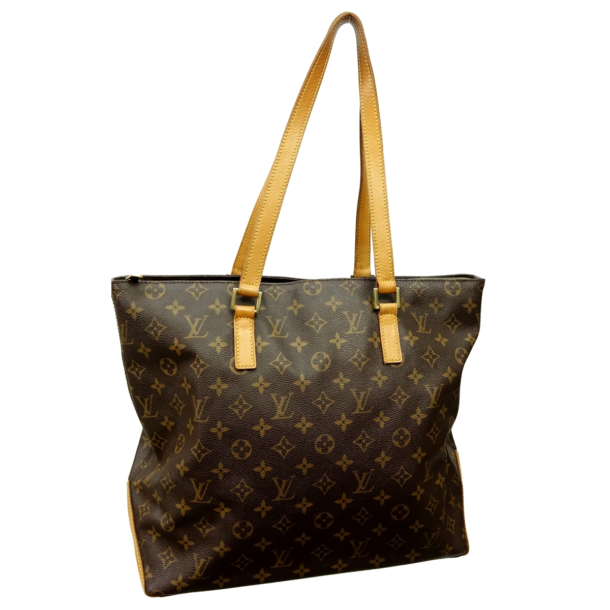 Louis Vuitton Brown Monogram Cabas Mezzo Tote