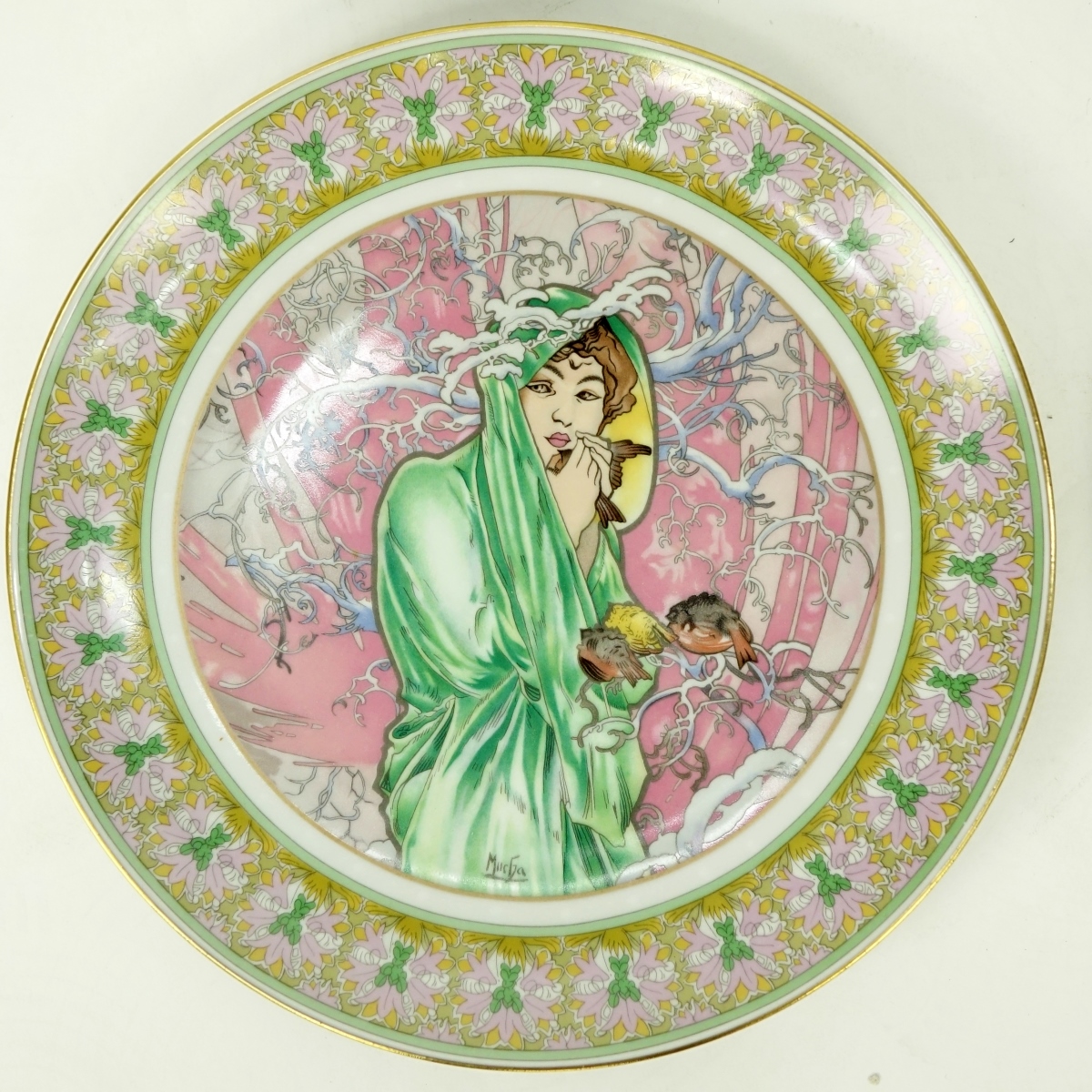Set of Four (4) Hutschenreuther Porcelain Plates