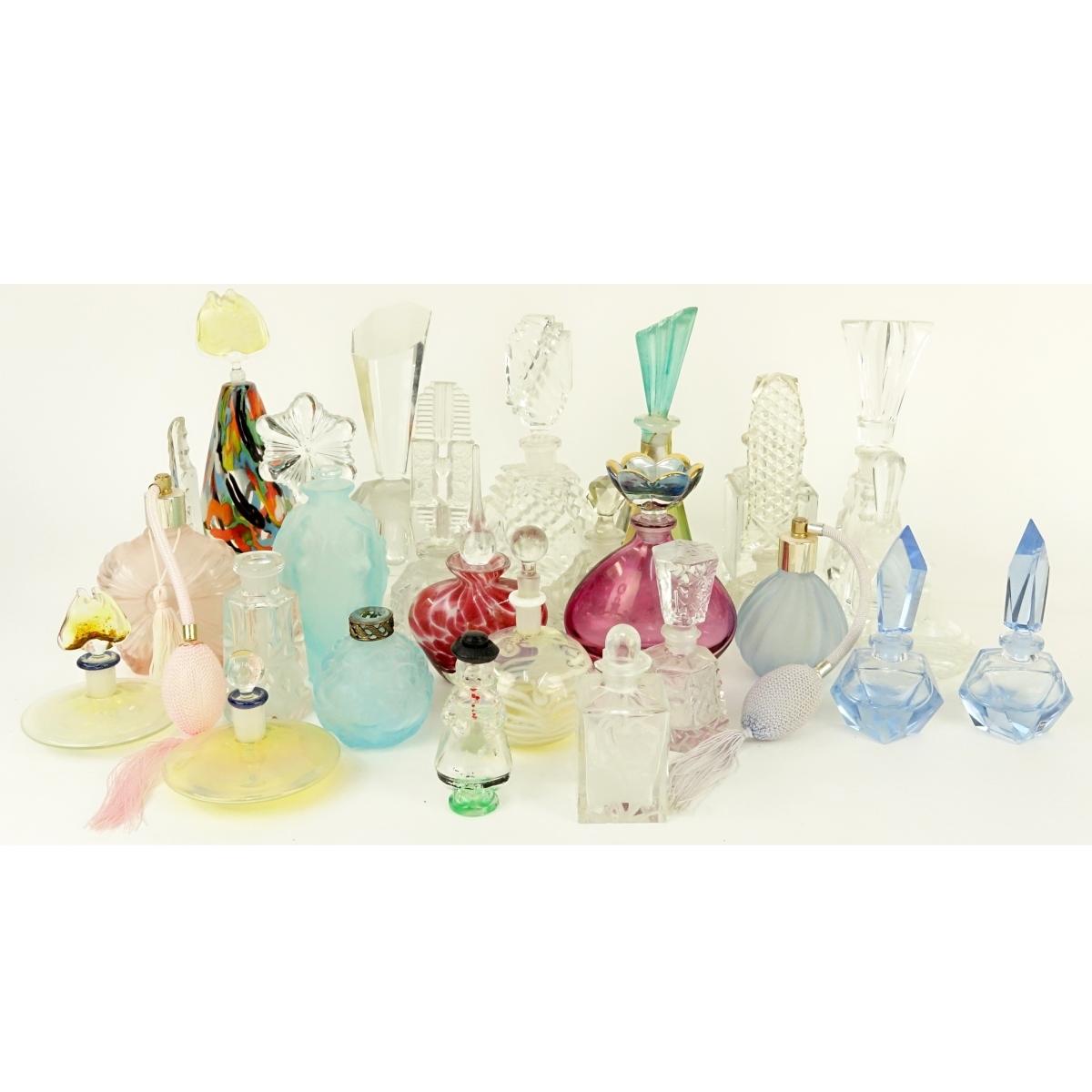 Large Collection of Vintage Perfume Bottles