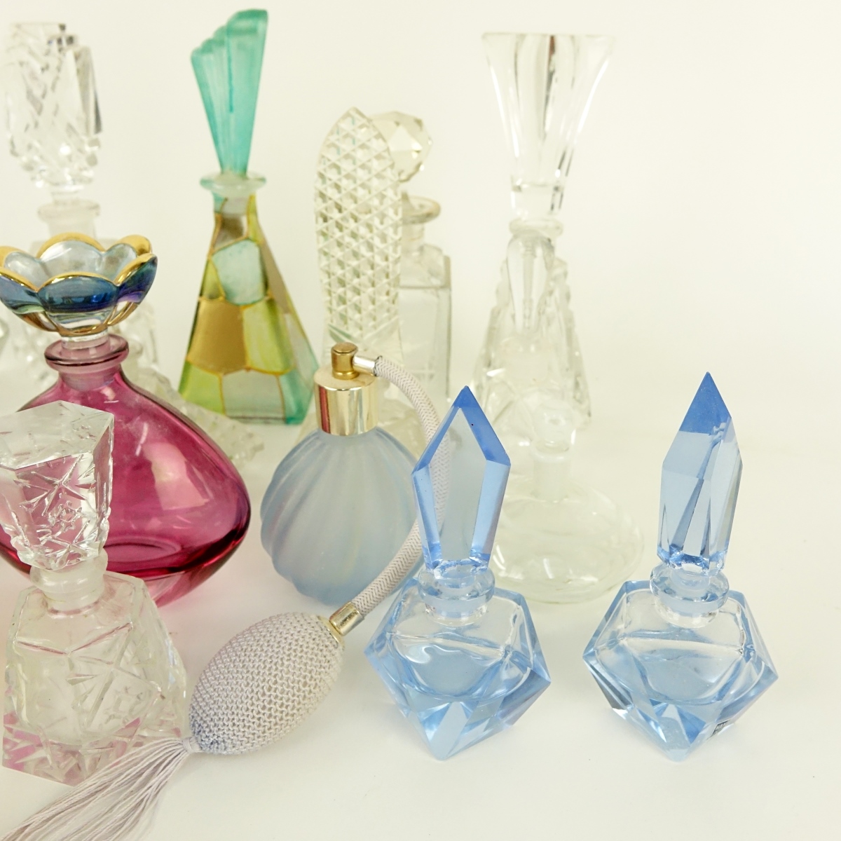 Large Collection of Vintage Perfume Bottles