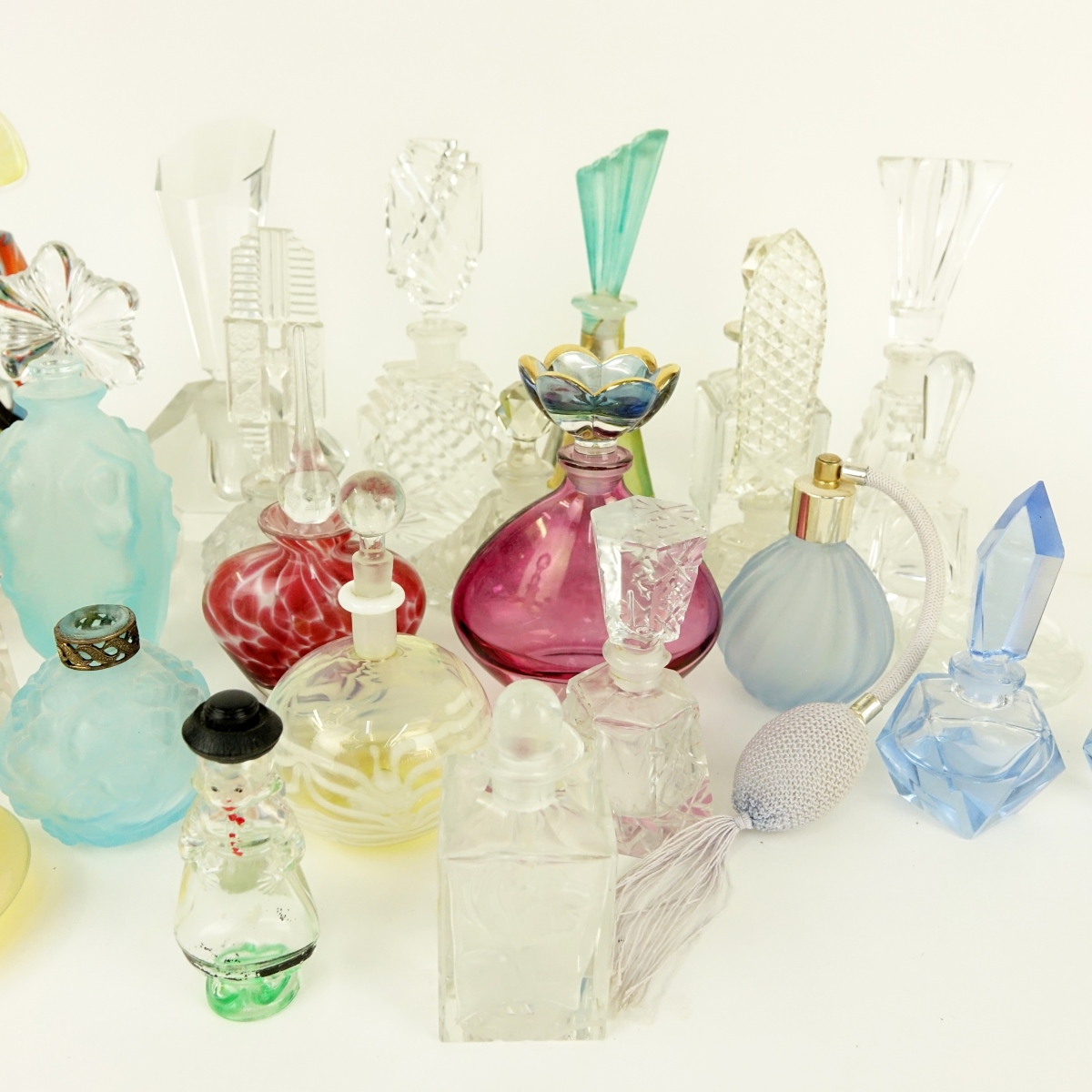 Large Collection of Vintage Perfume Bottles