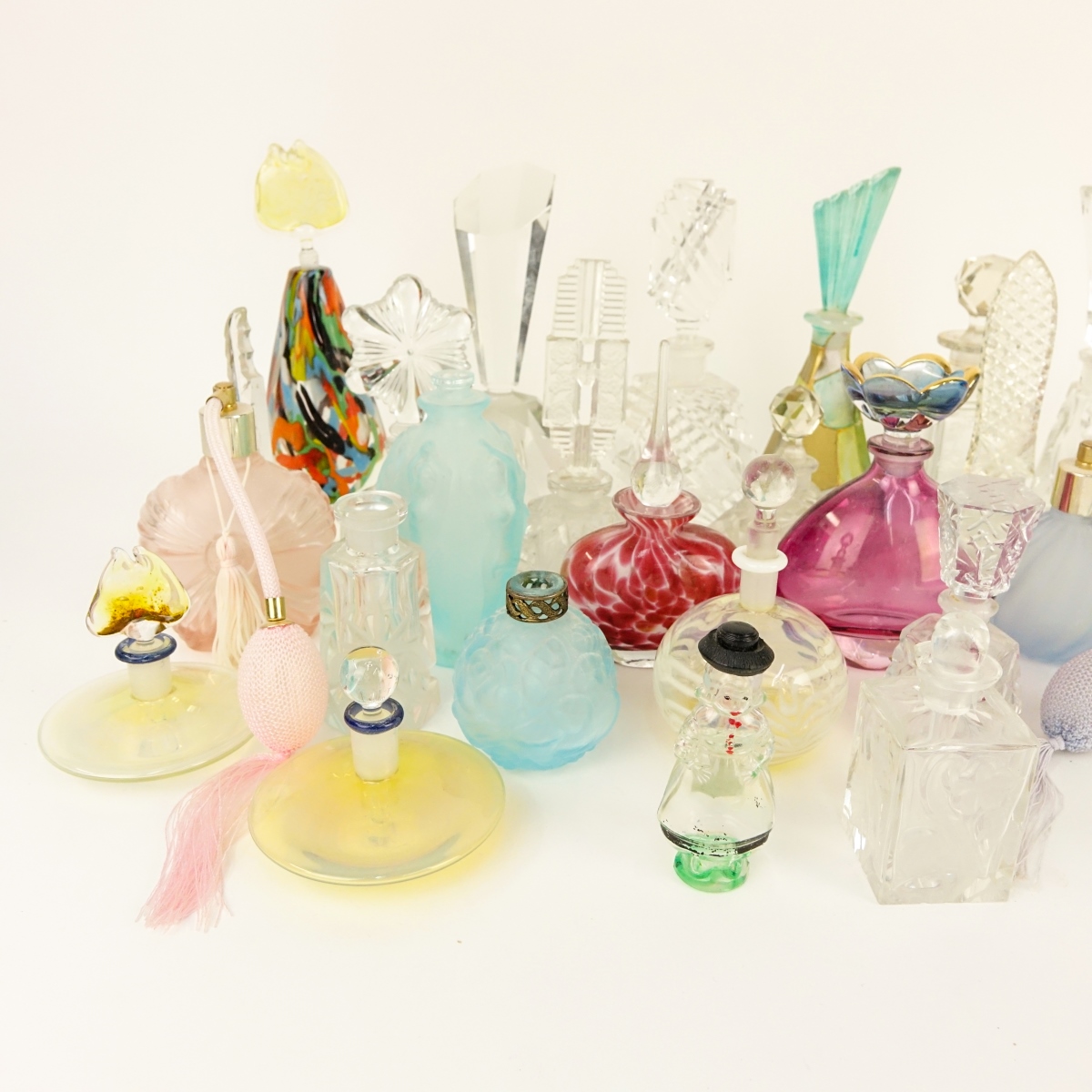 Large Collection of Vintage Perfume Bottles