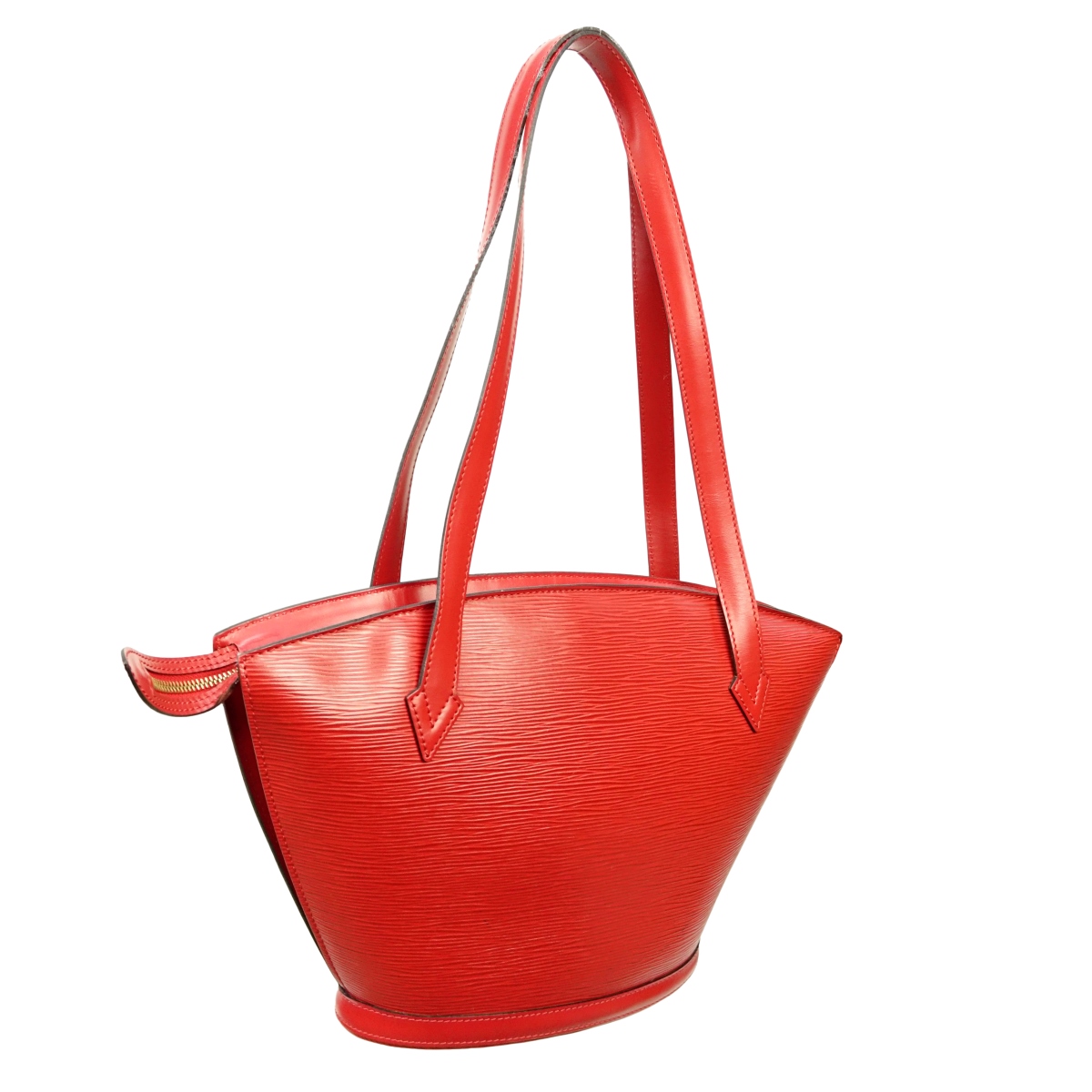 Louis Vuitton Red Epi St-Jacques Shopping PM Tote