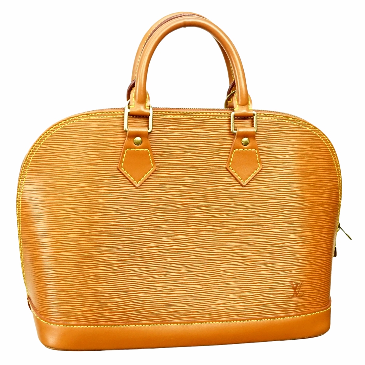 Louis Vuitton Gold Epi Leather Alma PM Bag