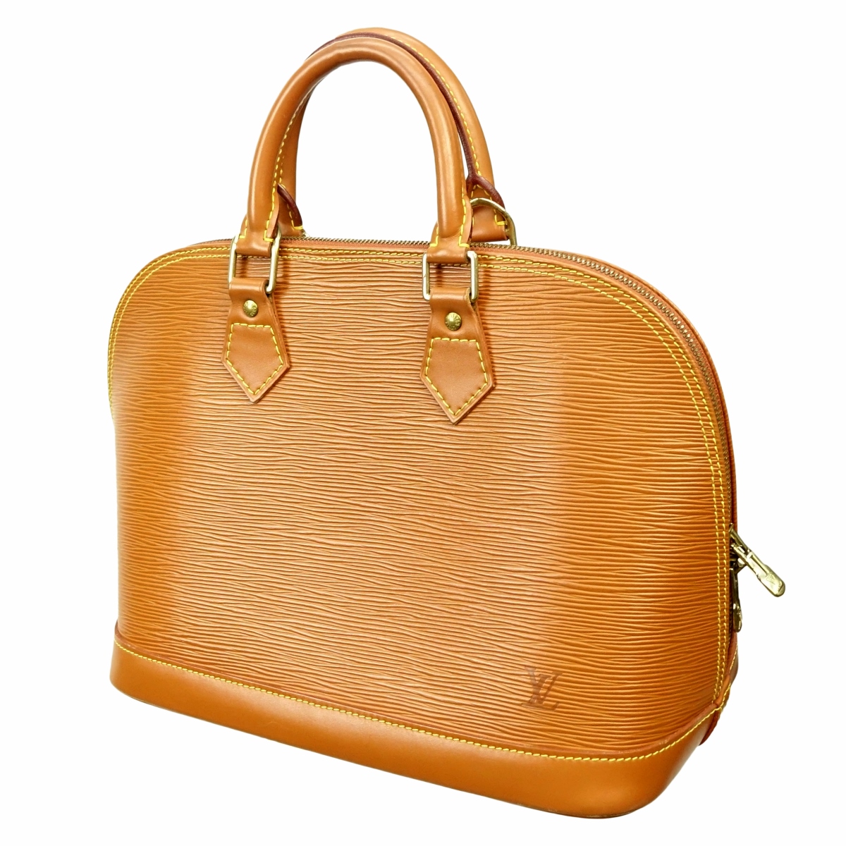 Louis Vuitton Gold Epi Leather Alma PM Bag