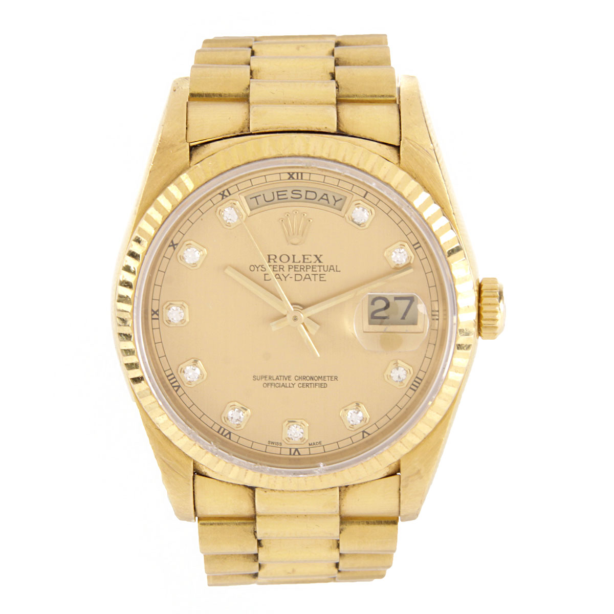 Man's Rolex 18K President Day-Date