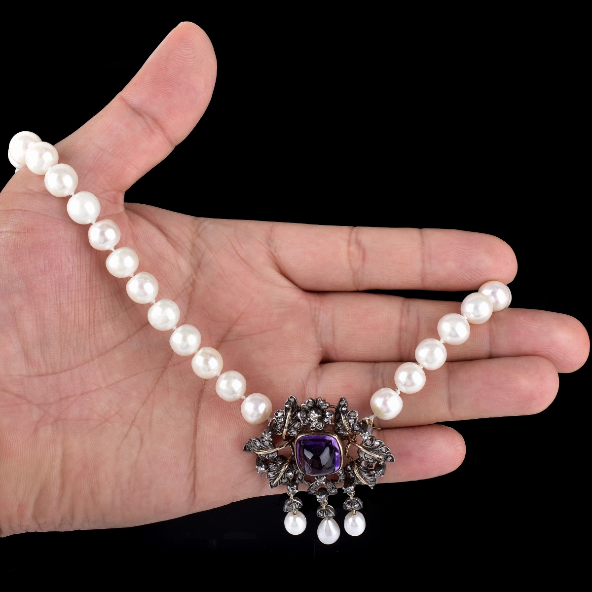 Vintage 8mm Pearl Necklace