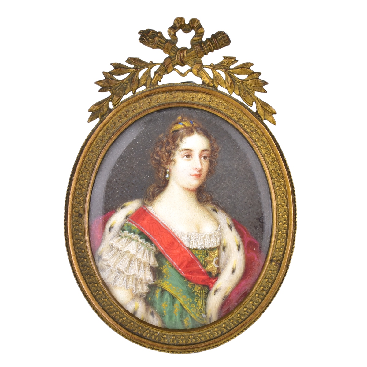 19th Century Russian Miniature Portrait