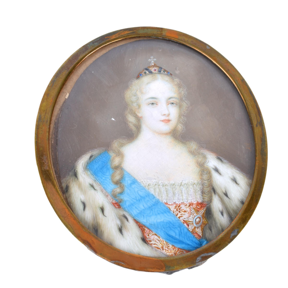 19th Century Russian Miniature Portrait