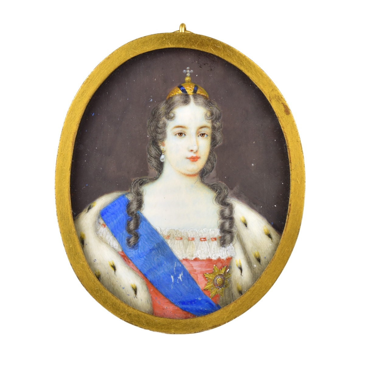 19th Century Russian Miniature Portrait