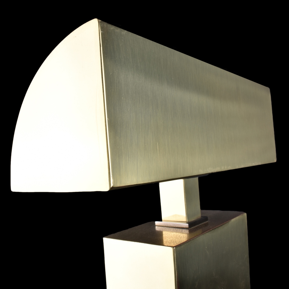 Karl Springer Brass Sculpture Lamp