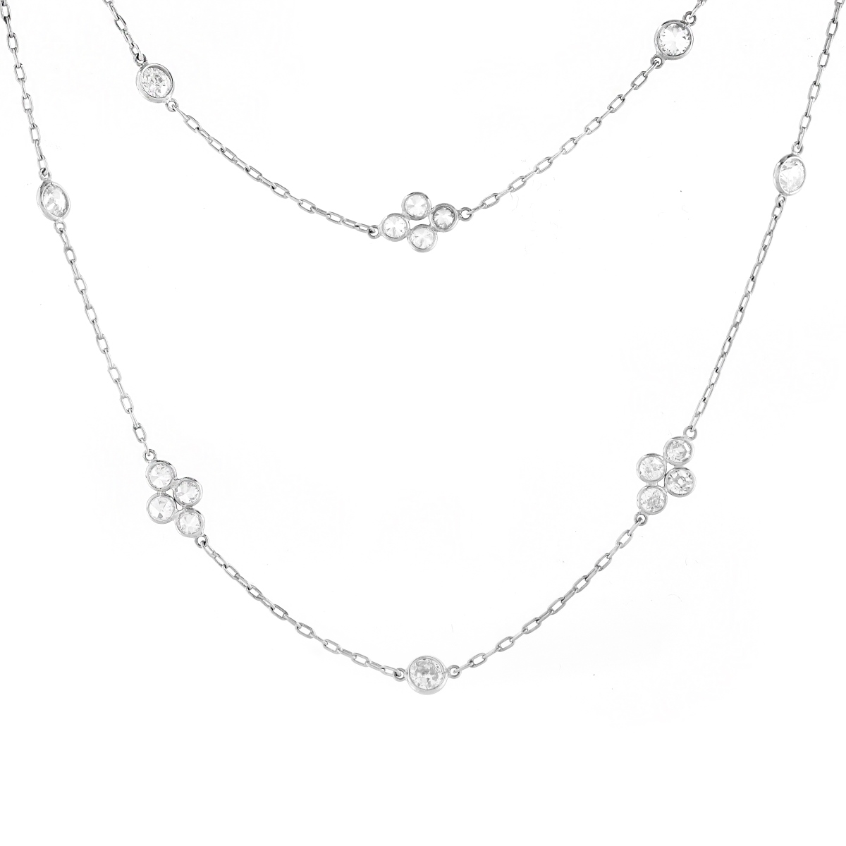 Diamond and Platinum Necklace