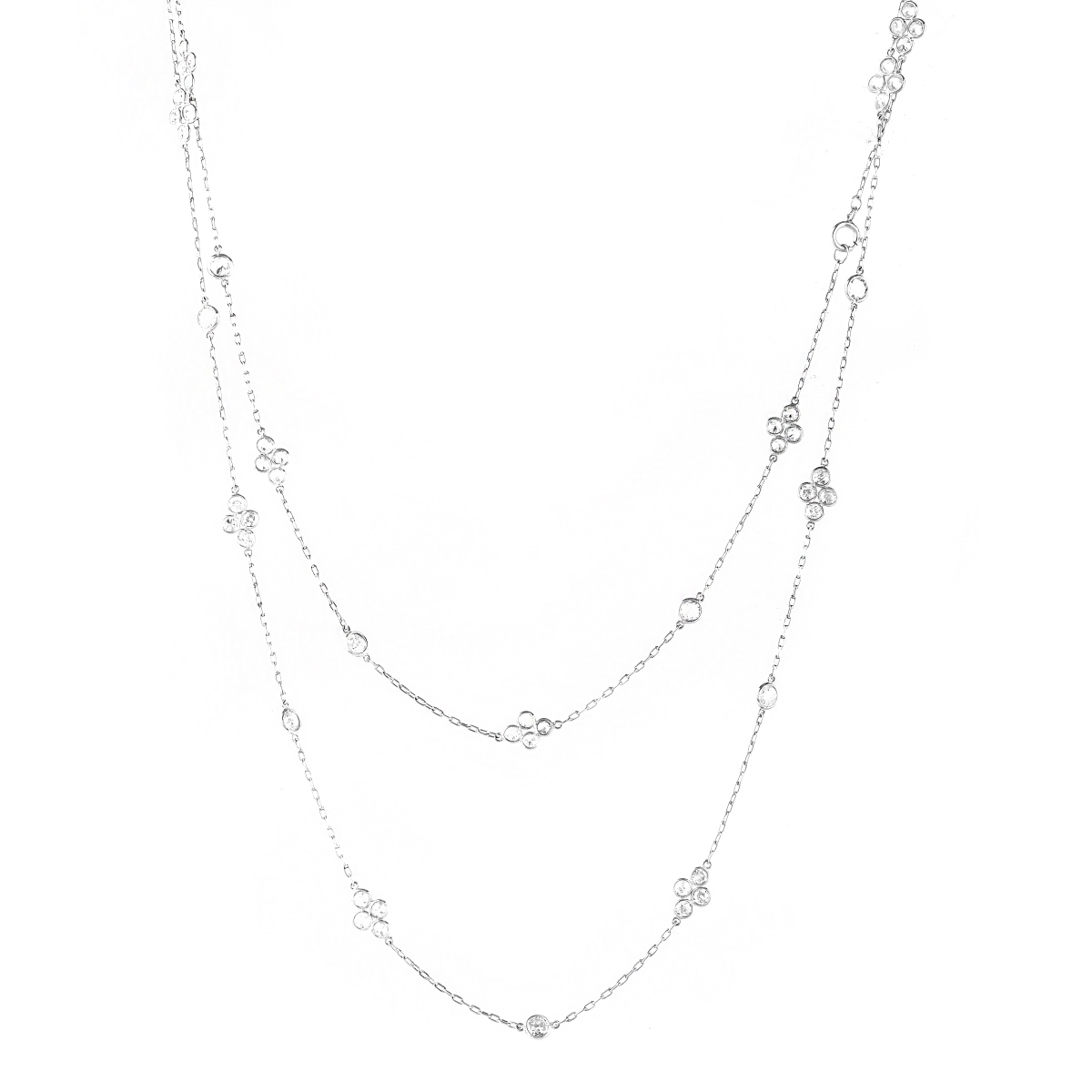 Diamond and Platinum Necklace