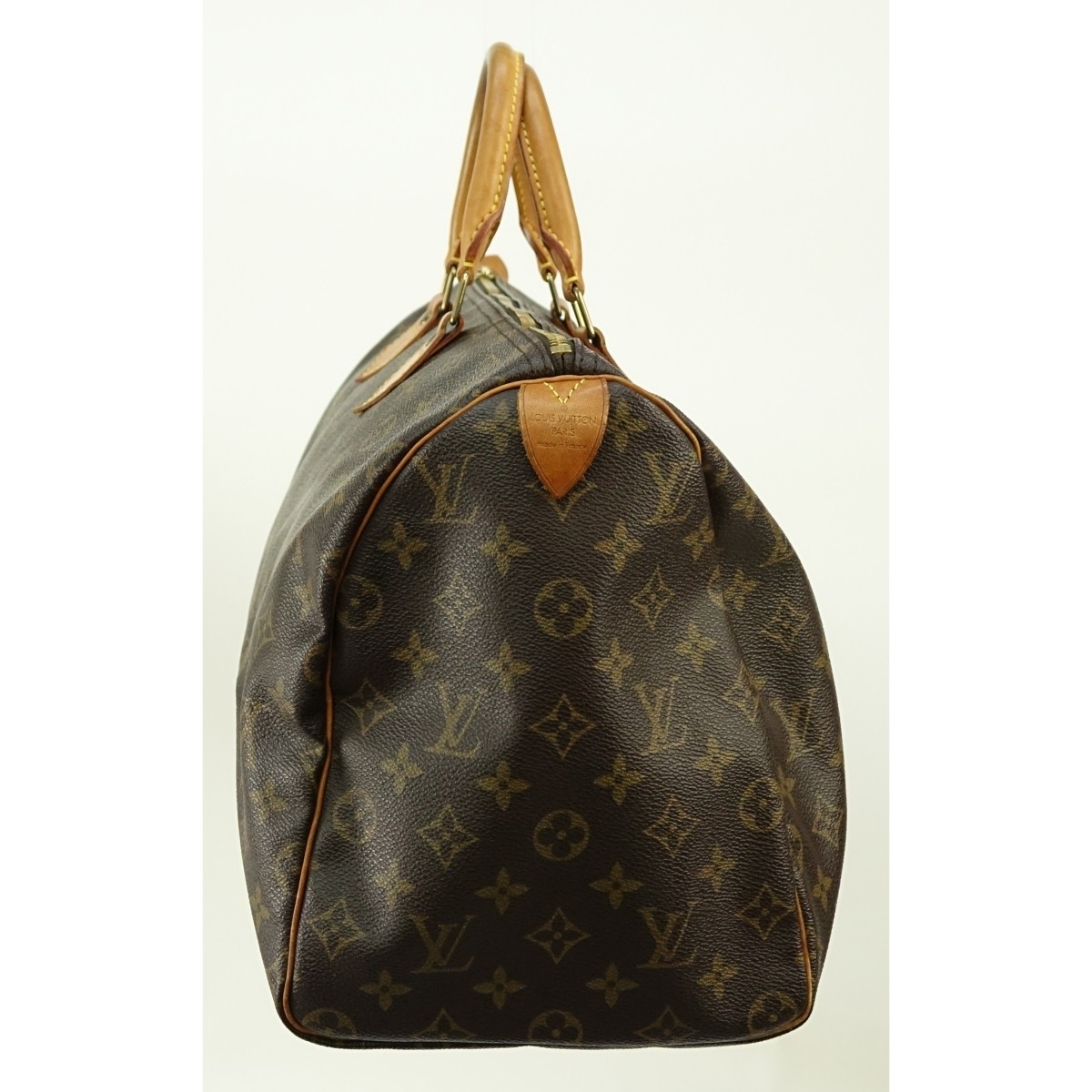 Louis Vuitton Brown Canvas Monogram Speedy 40 Bag.