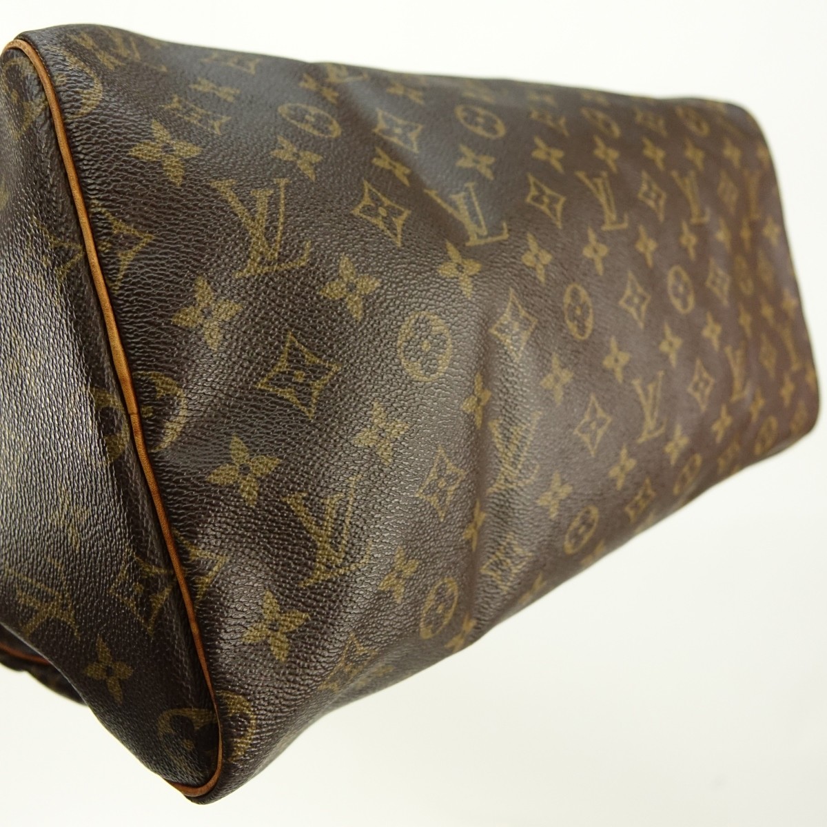 Louis Vuitton Brown Canvas Monogram Speedy 40 Bag.
