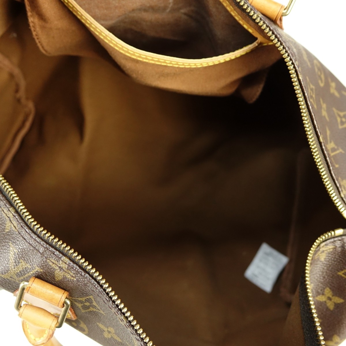 Louis Vuitton Brown Canvas Monogram Speedy 40 Bag.