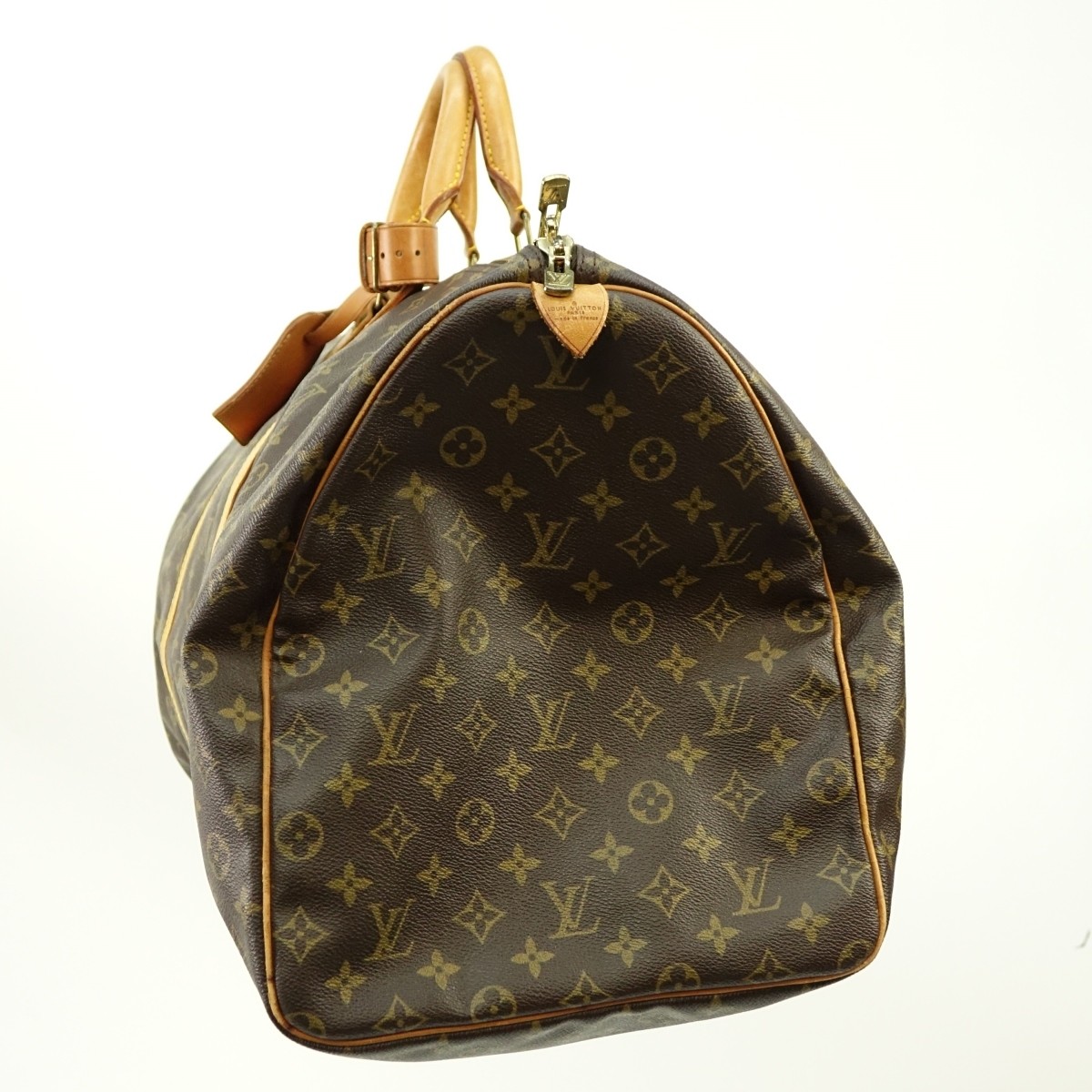 Louis Vuitton Brown Canvas Monogram Keepall 60 Bag