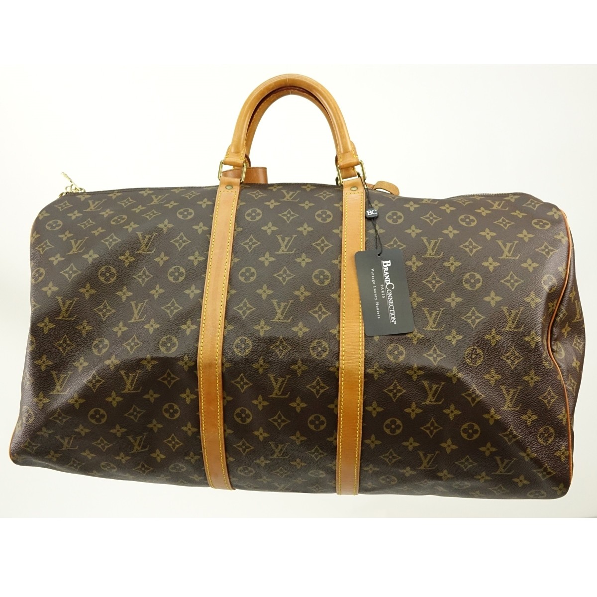 Louis Vuitton Brown Canvas Monogram Keepall 60 Bag