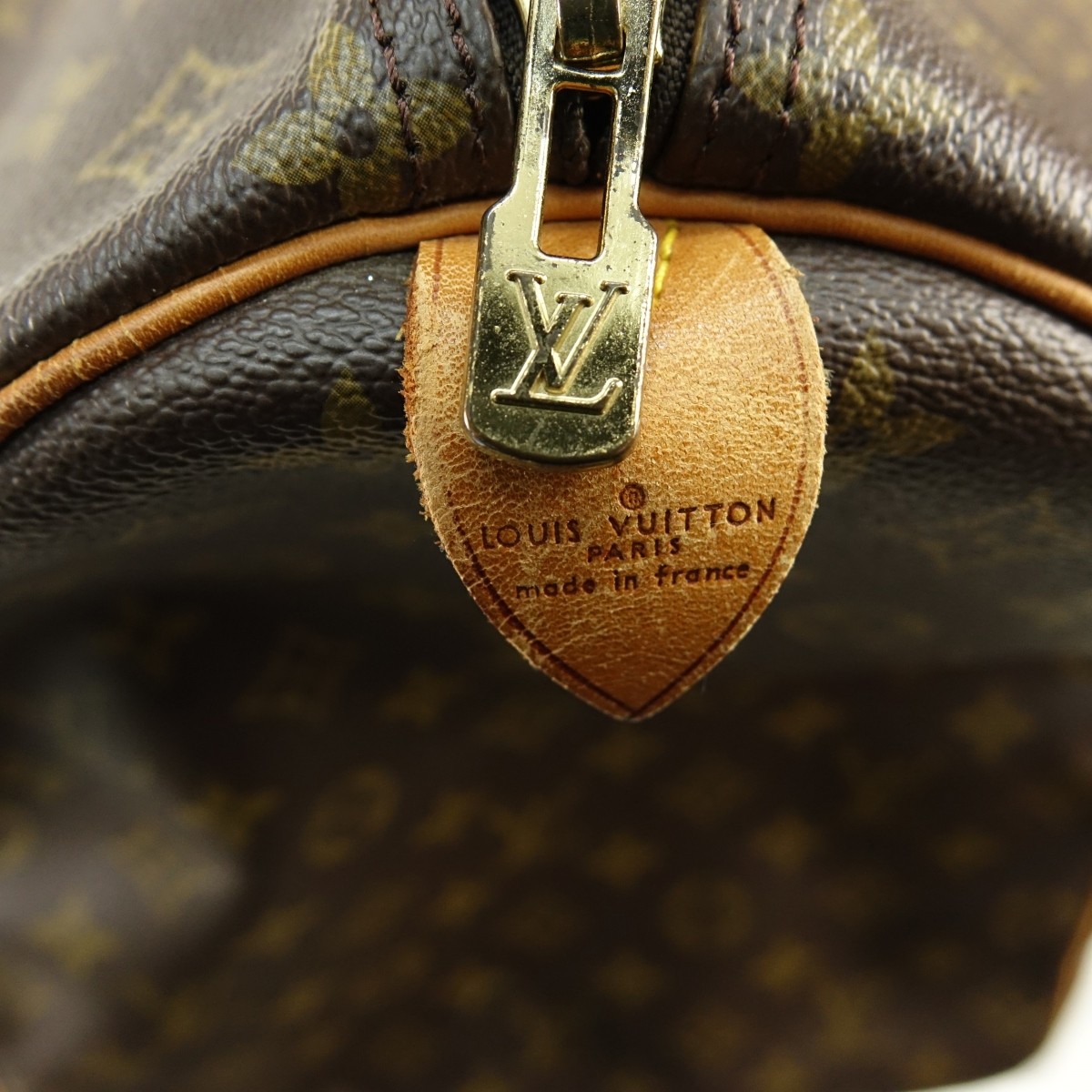 Louis Vuitton Brown Canvas Monogram Keepall 60 Bag