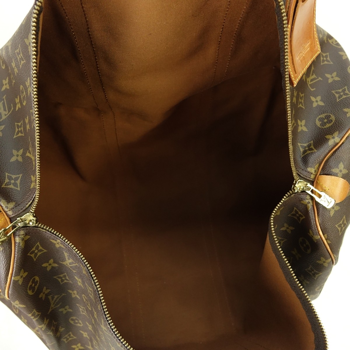 Louis Vuitton Brown Canvas Monogram Keepall 60 Bag