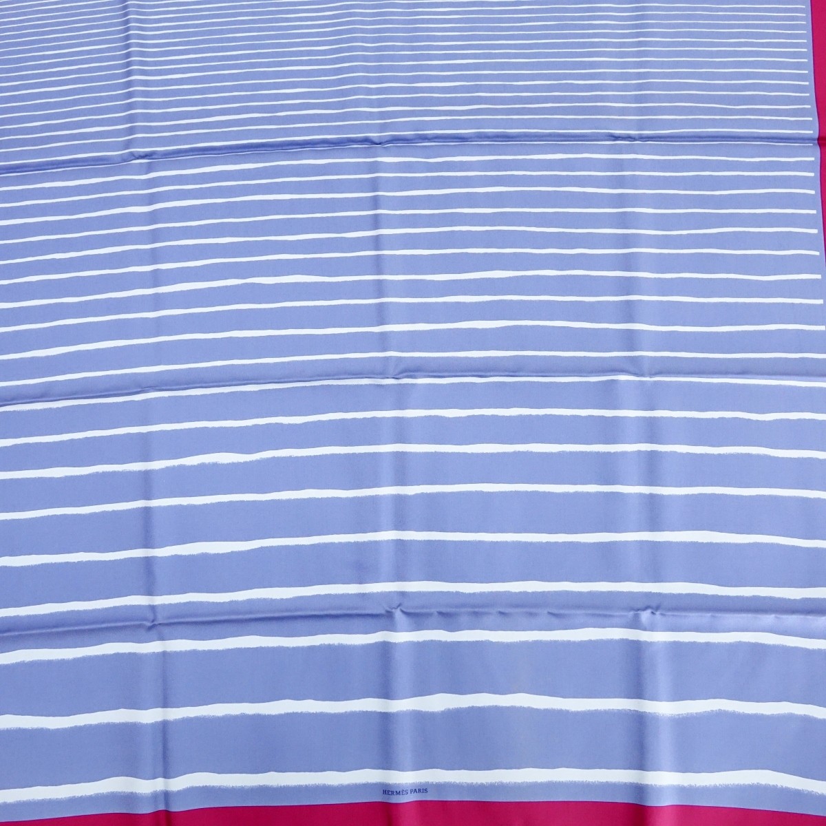 Hermes Gradient Stripe Twill Silk Scarf