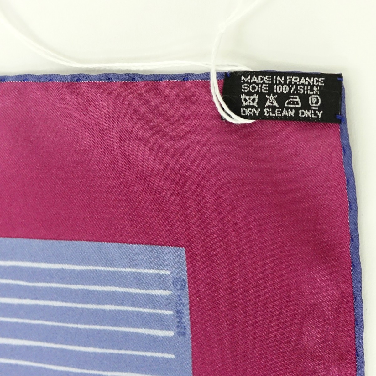 Hermes Gradient Stripe Twill Silk Scarf