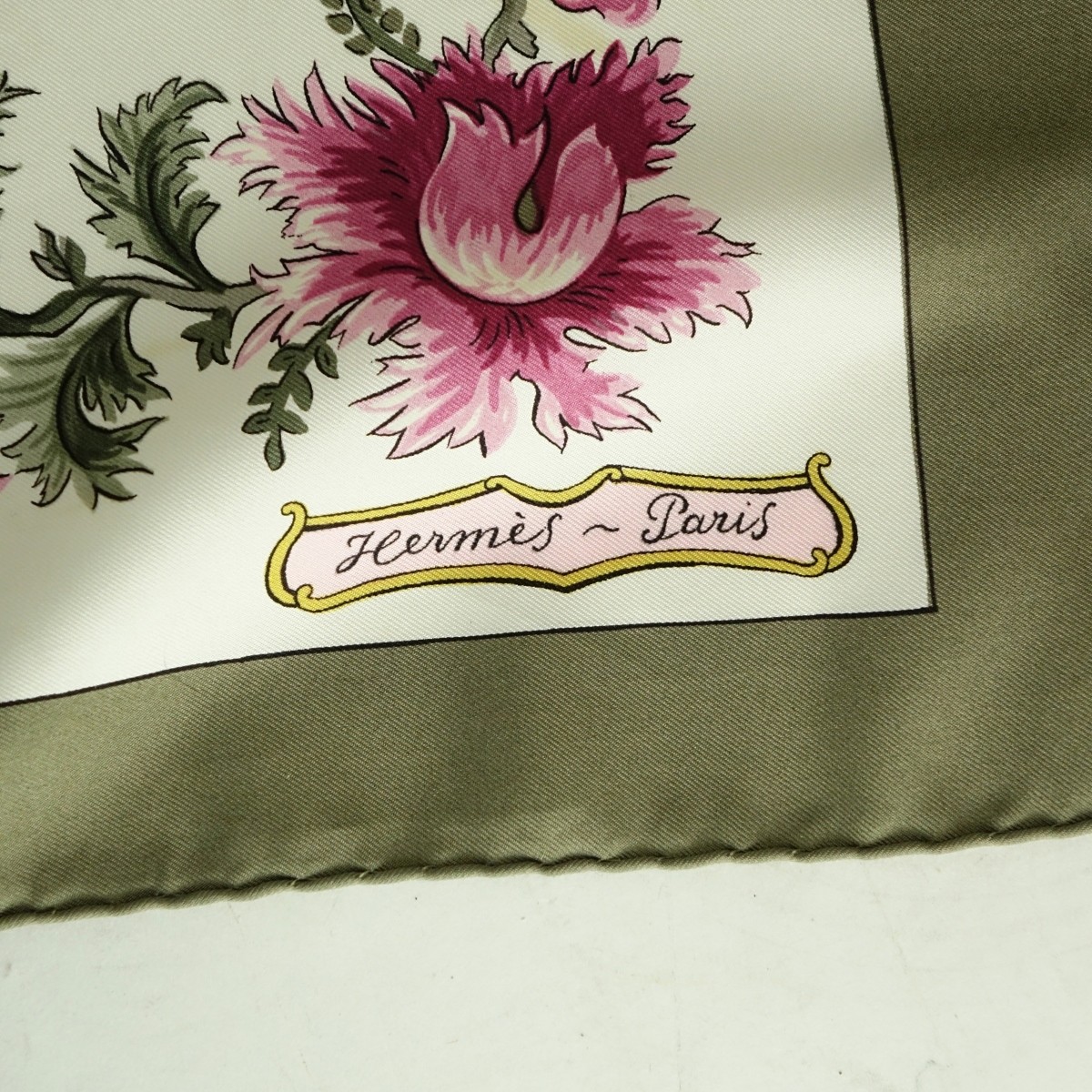 Hermes Les Jardiniers Du Roy Twill Silk Scarf
