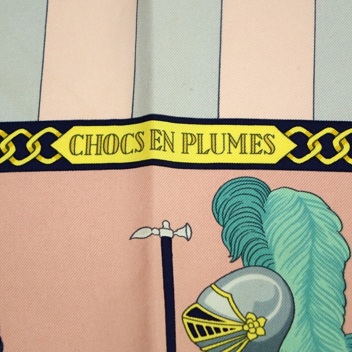 Hermes Chocs En Plumes Twill Silk Scarf