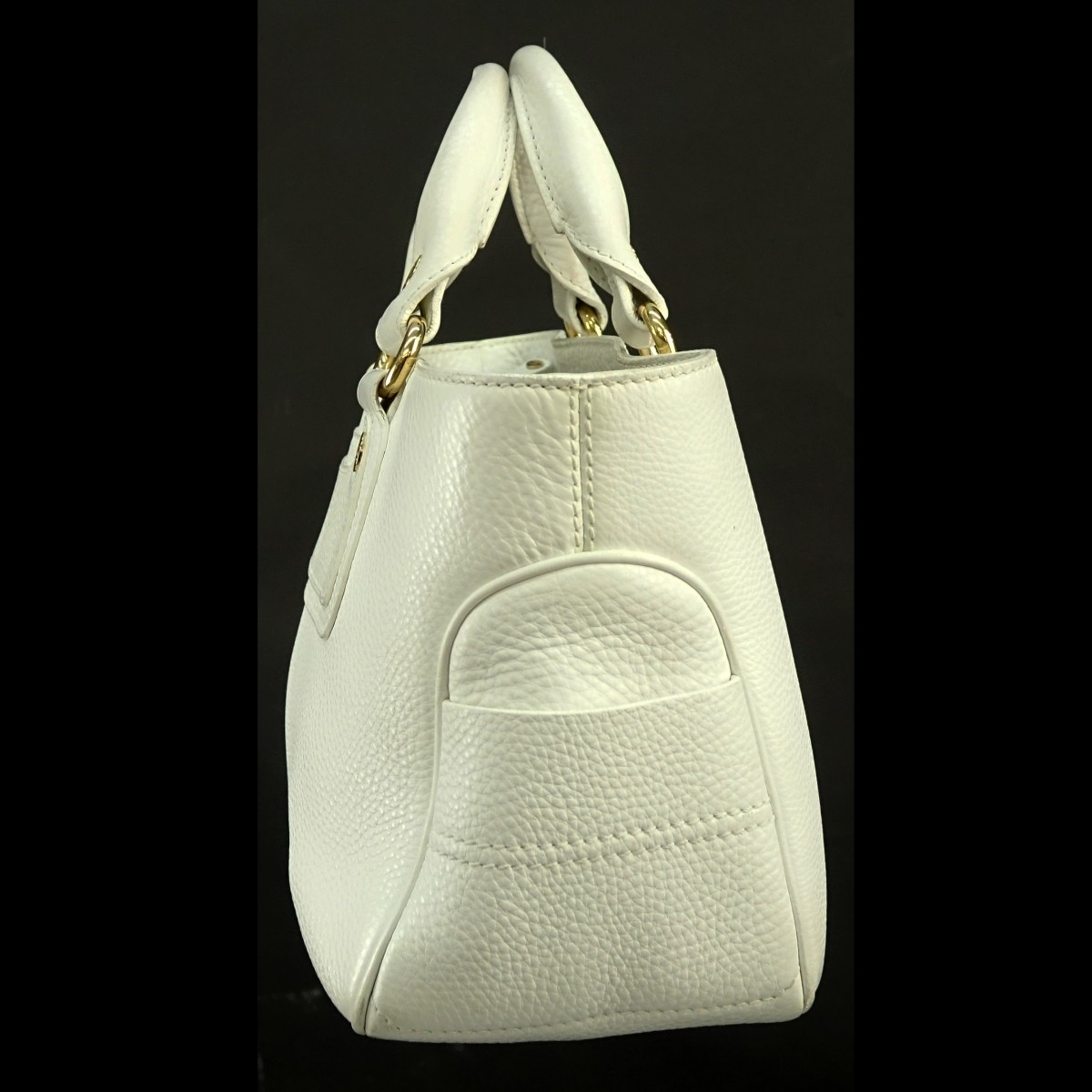 Celine White Leather Boogie Bag