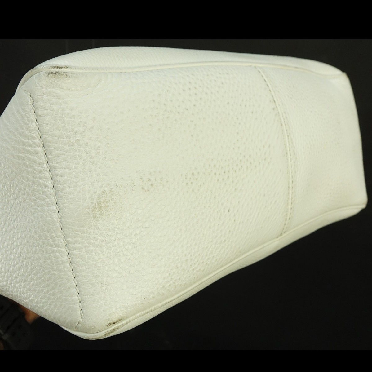 Celine White Leather Boogie Bag