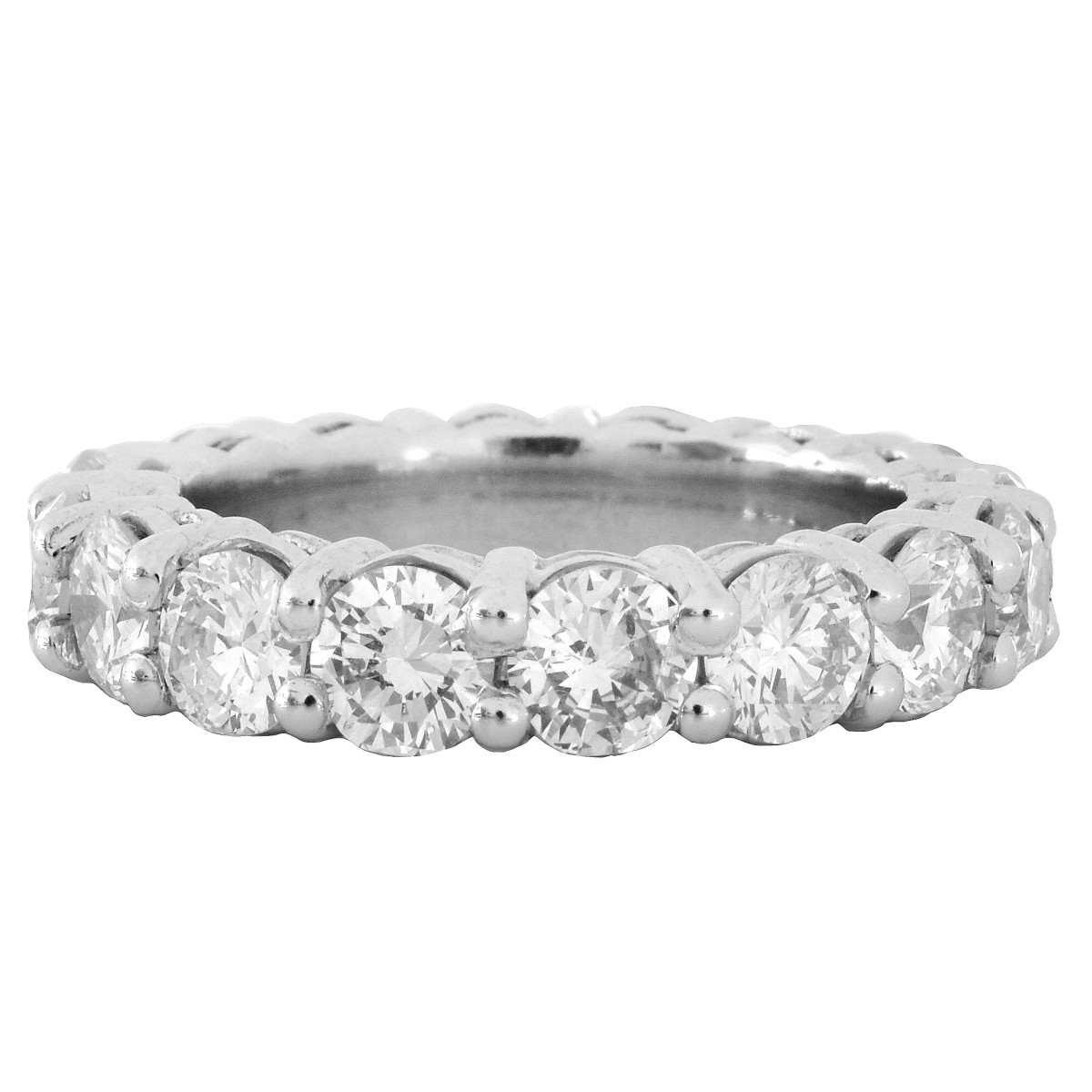 Diamond and Platinum Eternity Band