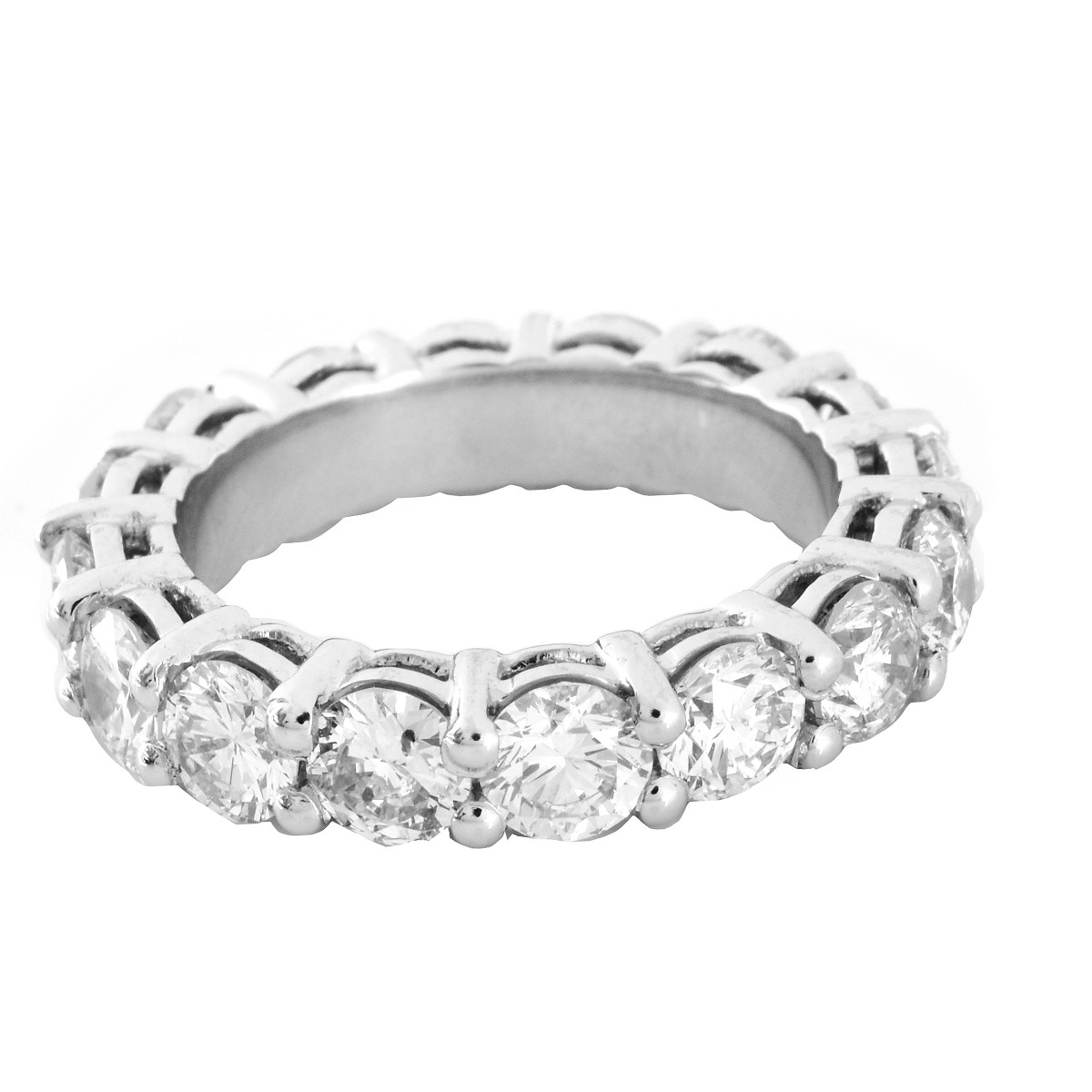 Diamond and Platinum Eternity Band