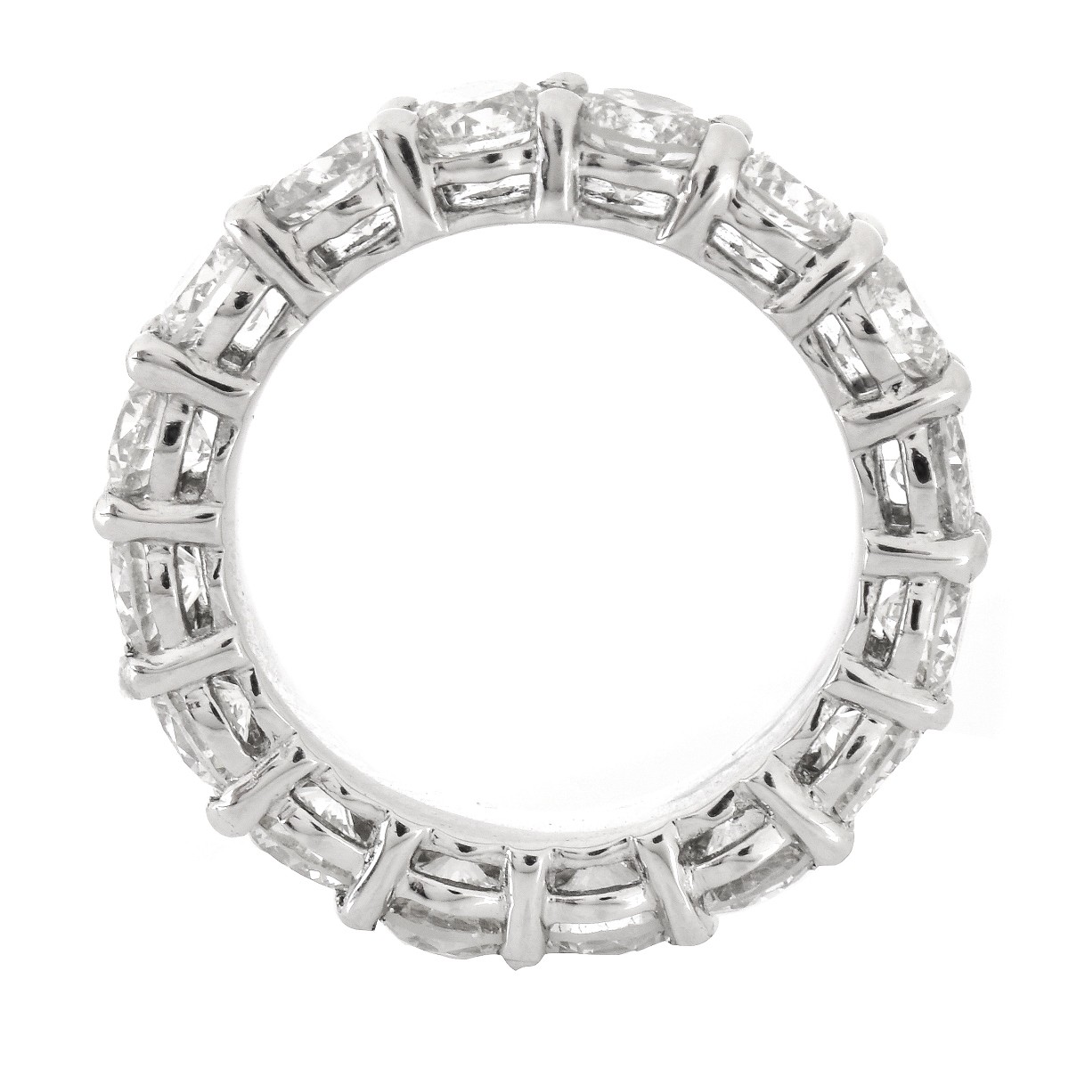 Diamond and Platinum Eternity Band