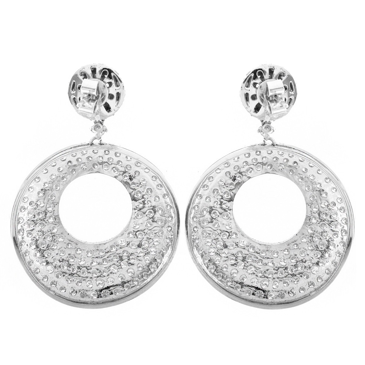 Diamond and 18K Gold Earrings