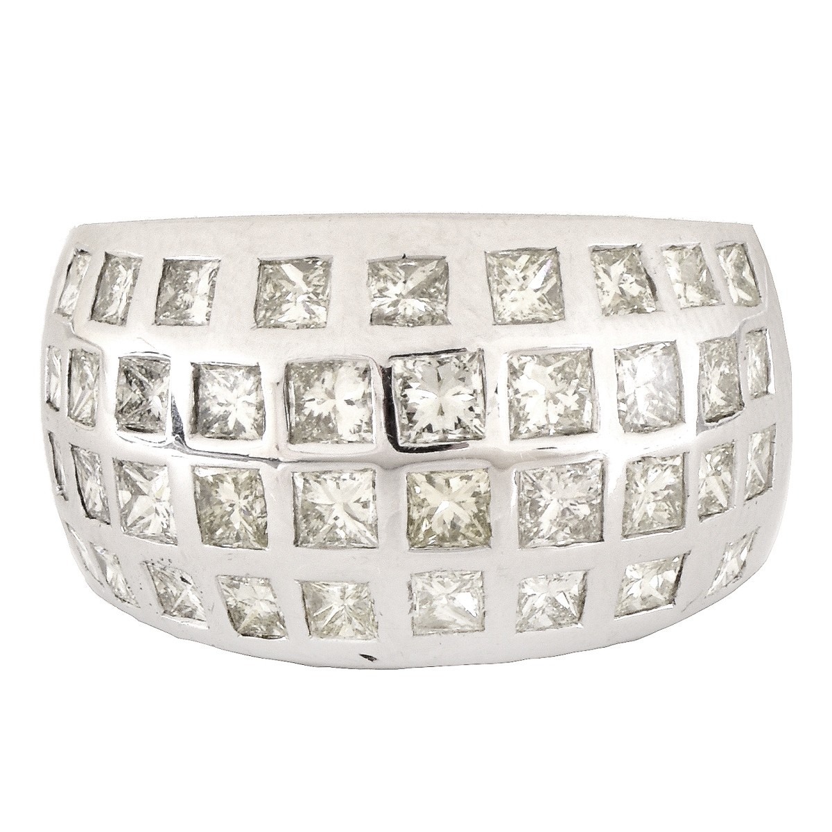 Diamond and 18K Gold Ring