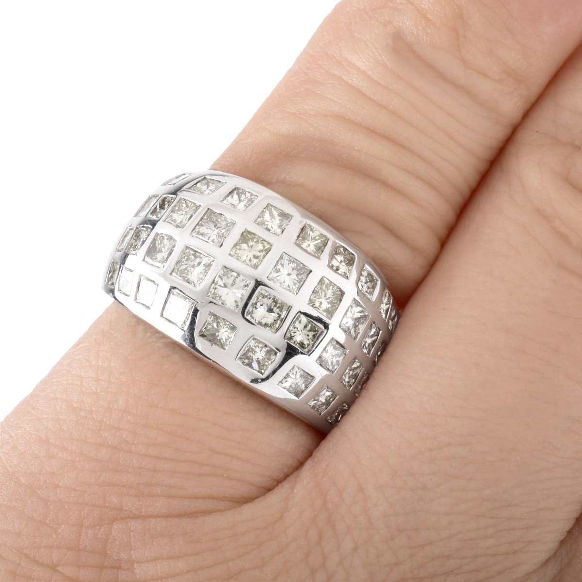 Diamond and 18K Gold Ring