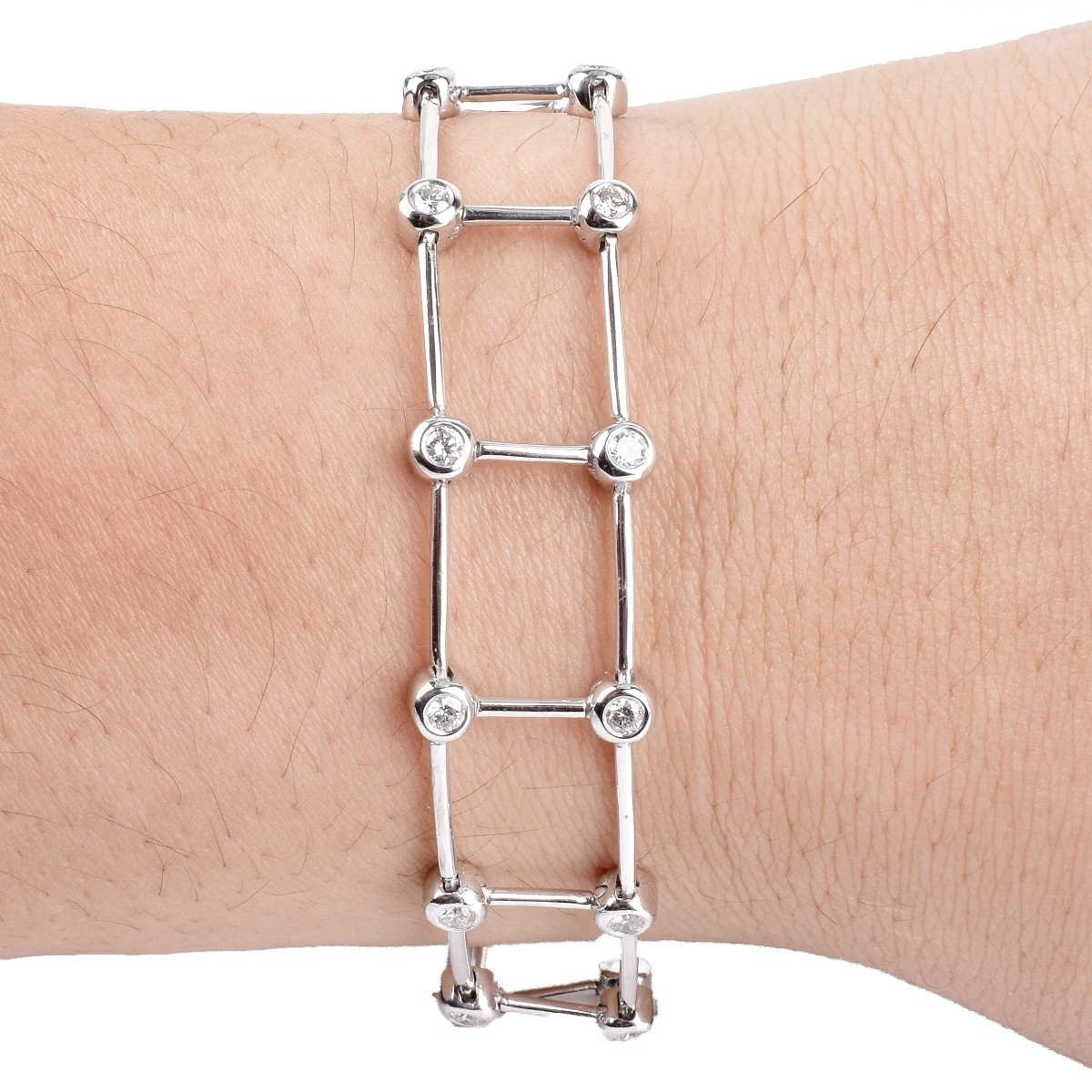 Diamond and 18K Gold Bracelet