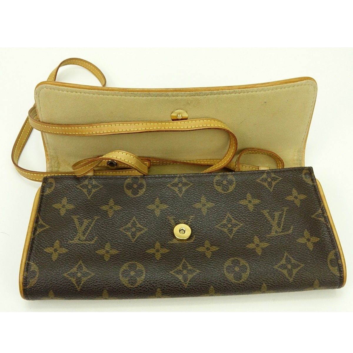 Louis Vuitton Brown Canvas Monogram Twin GM Bag